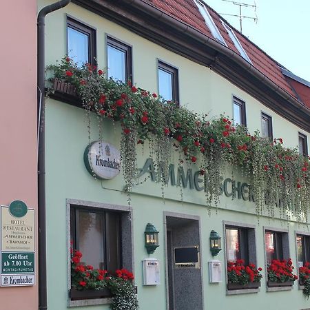 Ammerscher Bahnhof Mühlhausen Exterior foto