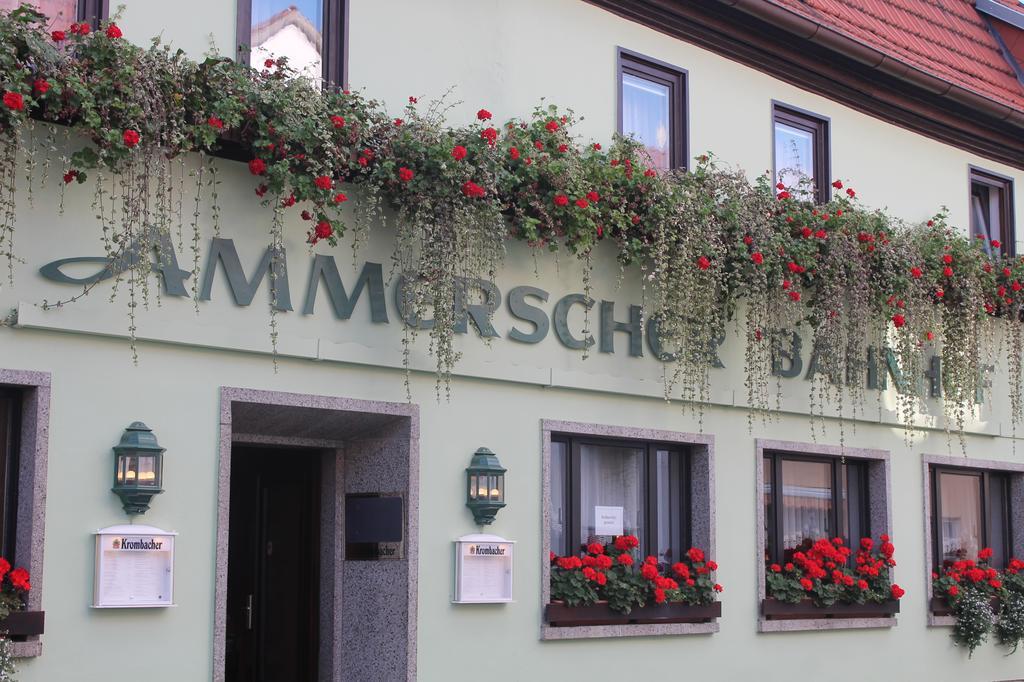 Ammerscher Bahnhof Mühlhausen Exterior foto